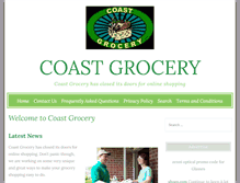 Tablet Screenshot of coastgrocery.com